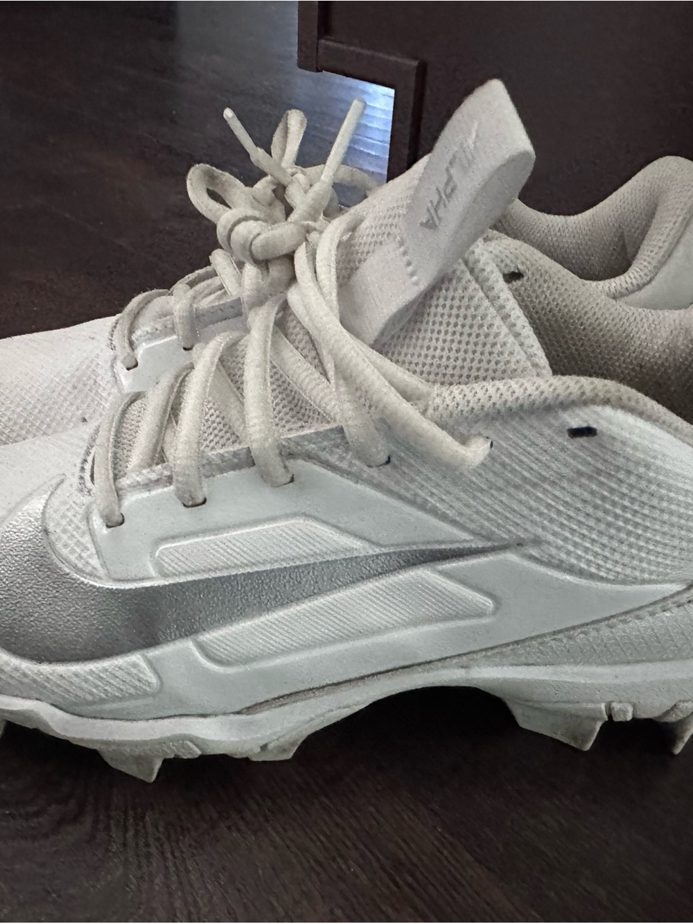 Nike White Kids Athletic Cleats